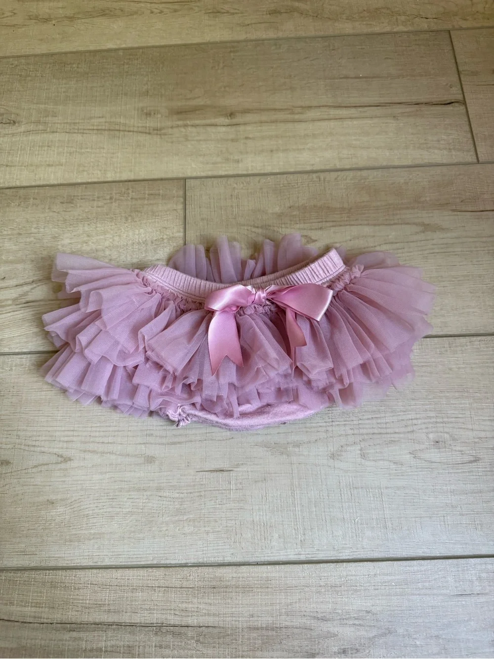 MILA & ROSE Blush Pink Ruffle Tutu Bloomer Size Small 6 months